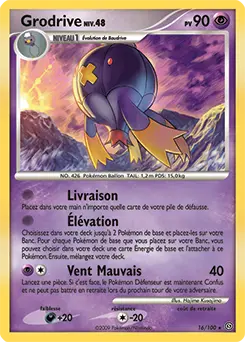 Carte Pokémon Grodrive #16 — Tempête