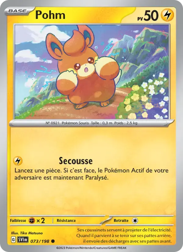 Carte Pokémon Pohm #073 — Écarlate et Violet
