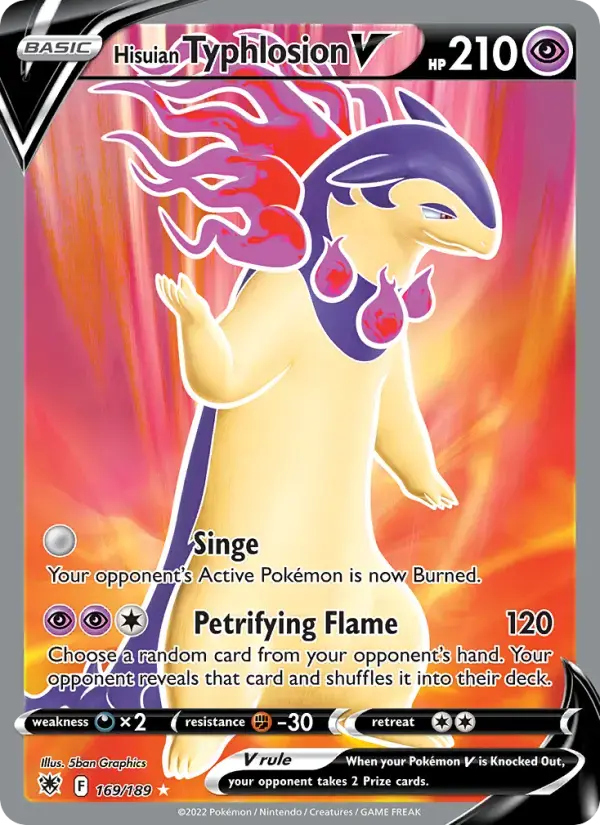 Hisuian Typhlosion V #169 — Astral Radiance