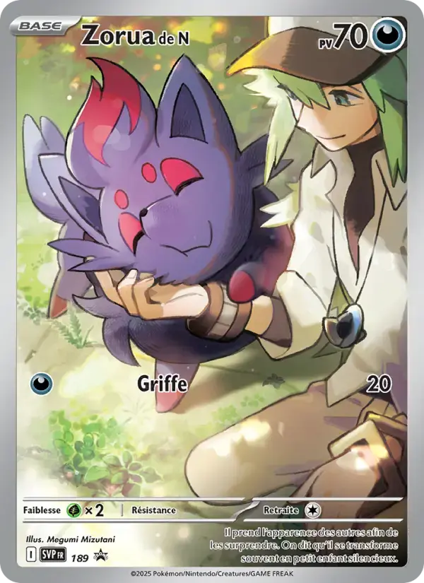 Carte Pokémon Zorua de N #189 — Promos Écarlate et Violet