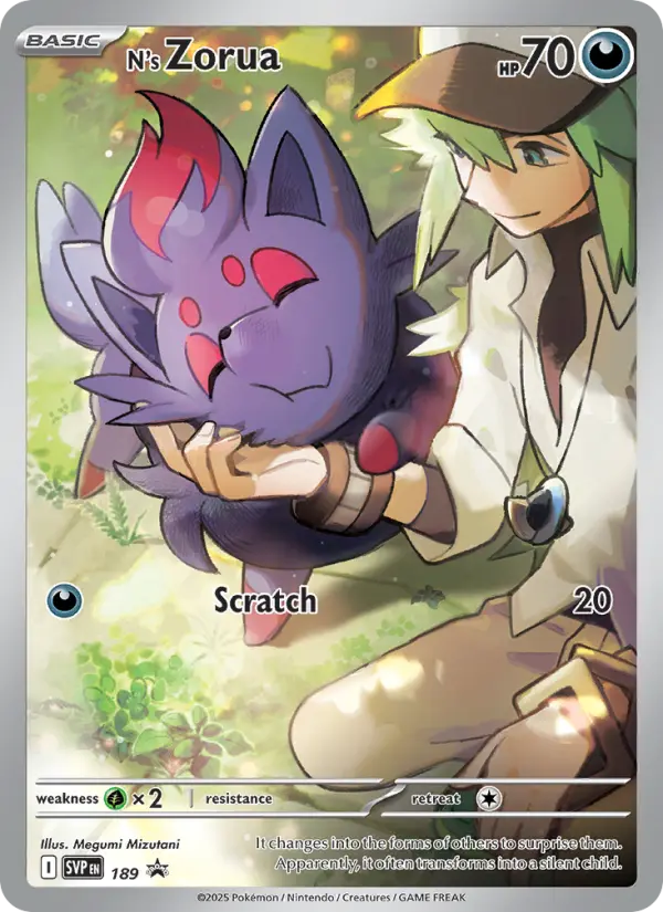 Carte Pokémon Zorua de N #189 — Promos Écarlate et Violet