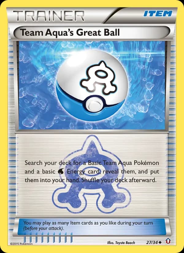 Team Aqua's Great Ball #27 — Double Crisis