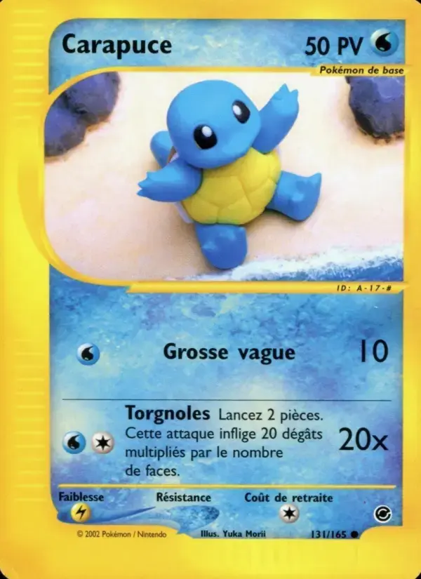 Carte Pokémon Carapuce #131 — Expédition