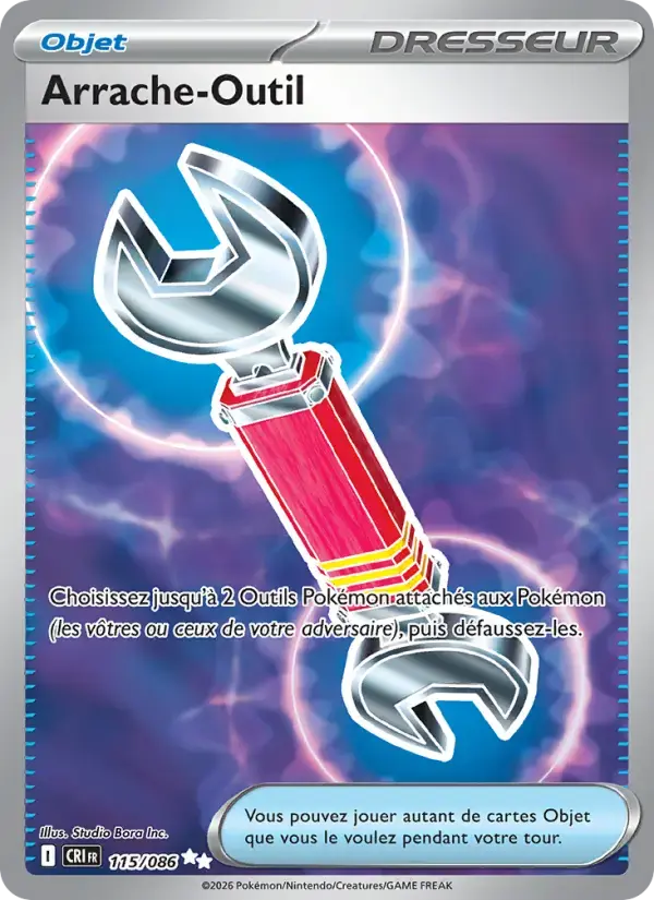 Carte Pokémon Arrache-Outil #115 — Chaos Ascendant