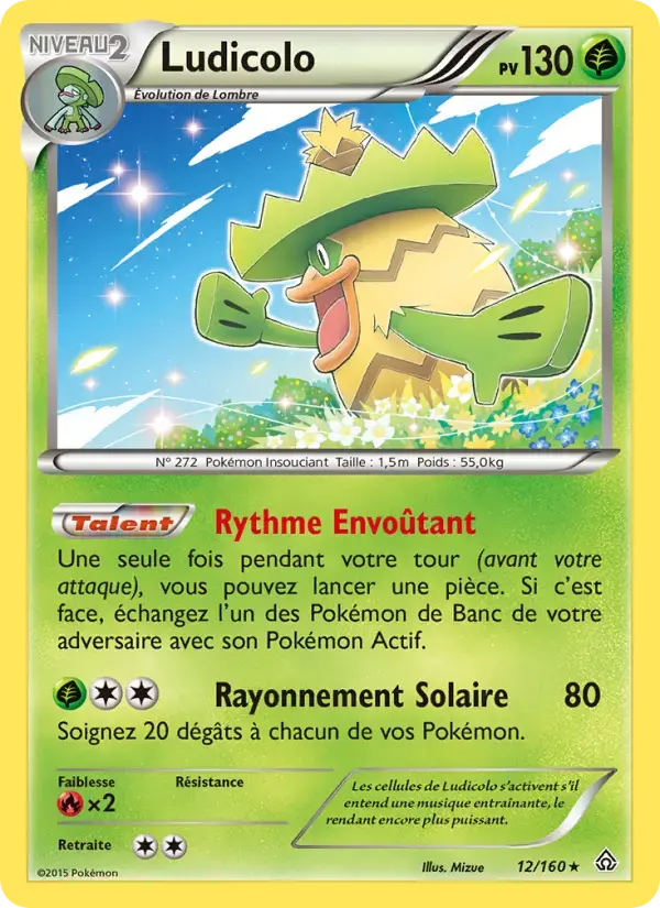 Carte Pokémon Ludicolo #12 — Primo-Choc