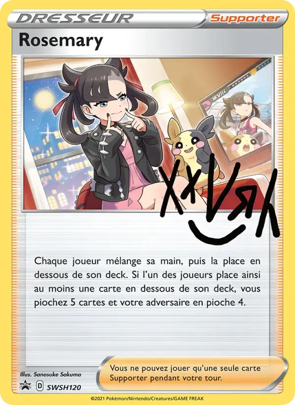 Carte Pokémon Rosemary #SWSH120 — Promos Épée et Bouclier