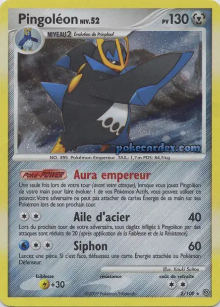 Carte Pokémon Pingoléon #2 — Tempête