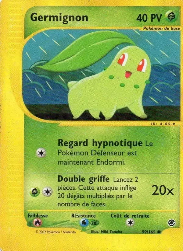 Carte Pokémon Germignon #99 — Expédition
