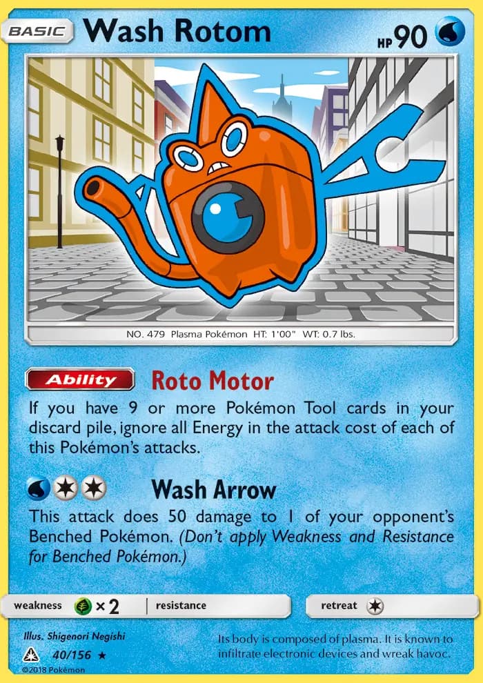 Wash Rotom #40 — Ultra Prism
