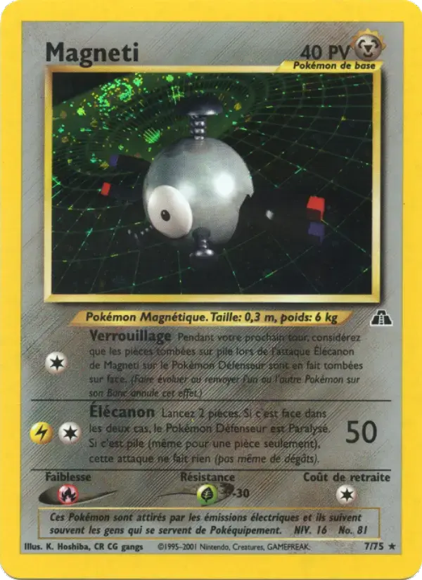 Carte Pokémon Magneti #7 — Neo Discovery