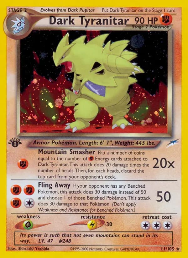 Dark Tyranitar #11 — Neo Destiny