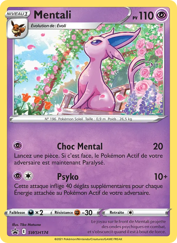 Carte Pokémon Mentali #SWSH174 — Promos Épée et Bouclier