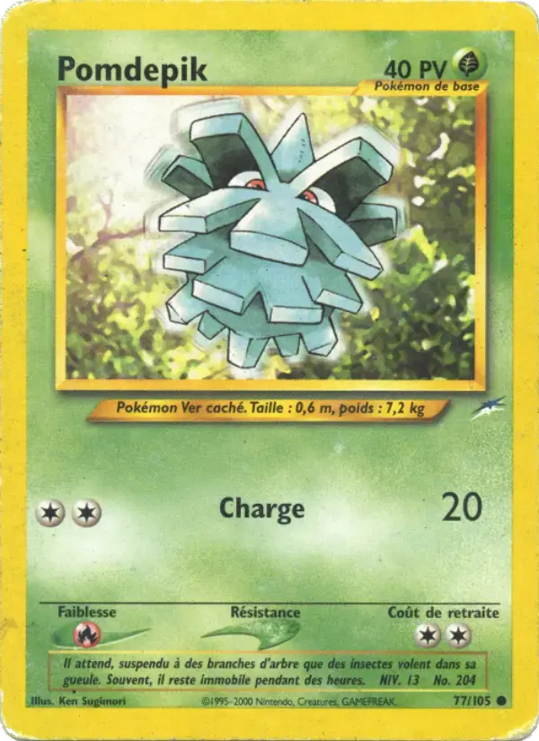 Carte Pokémon Pomdepik #77 — Neo Destiny