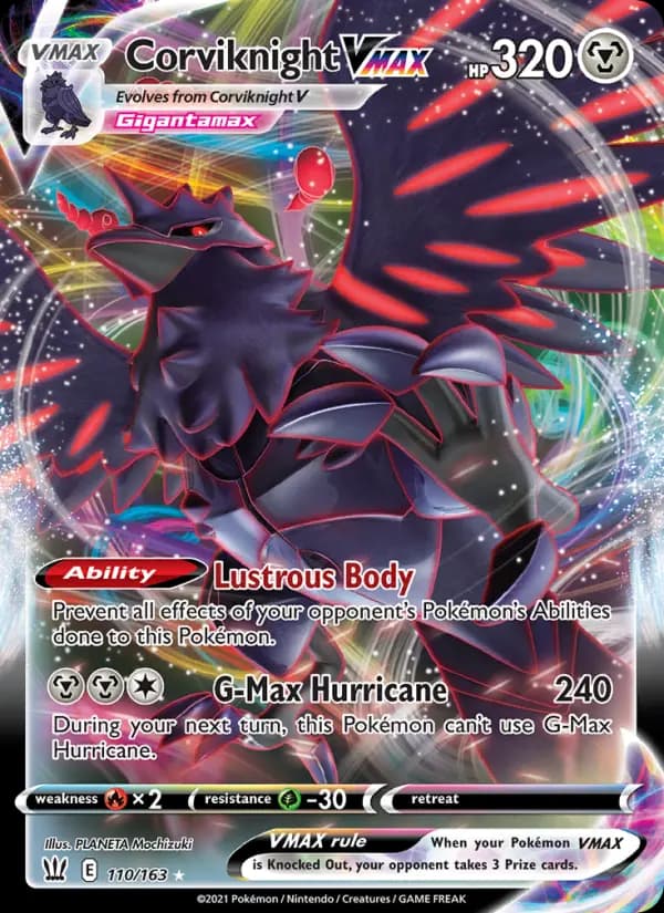 Corviknight VMAX #110 — Battle Styles