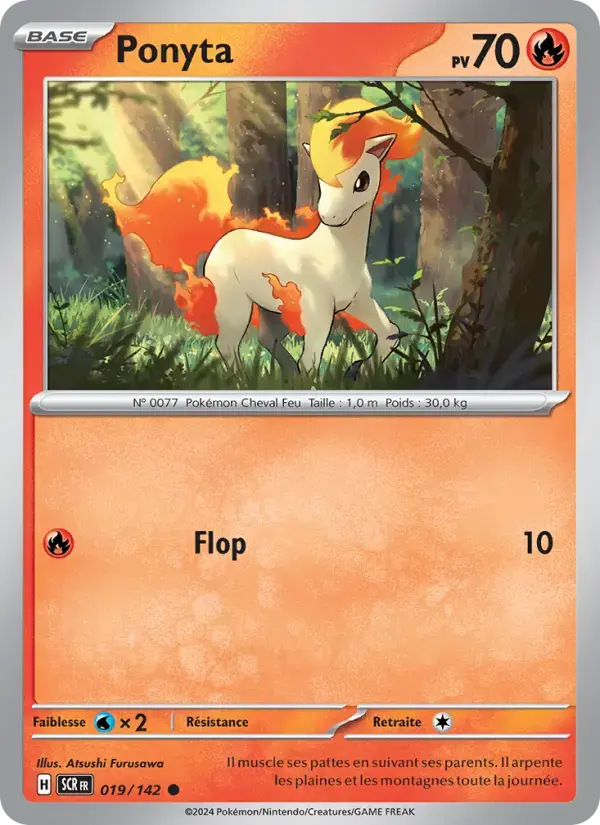 Carte Pokémon Ponyta #019 — Couronne Stellaire