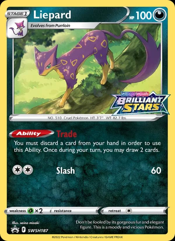Liepard #SWSH187 — Sword & Shield Promos