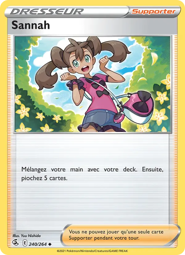 Carte Pokémon Sannah #240 — Poing de Fusion