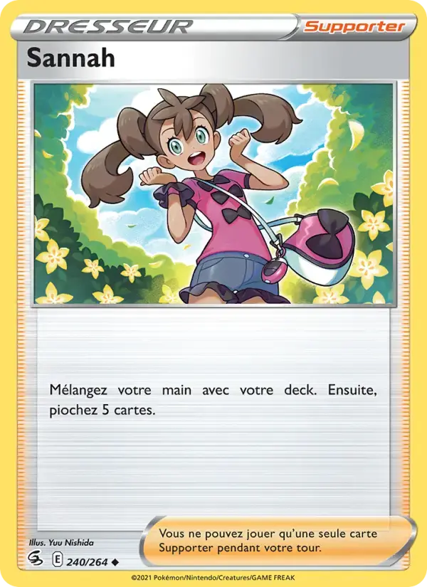 Carte Pokémon Sannah #240 — Poing de Fusion