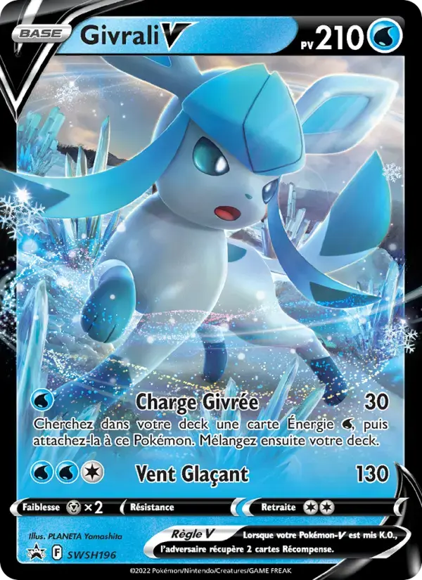 Carte Pokémon Givrali V #SWSH196 — Promos Épée et Bouclier