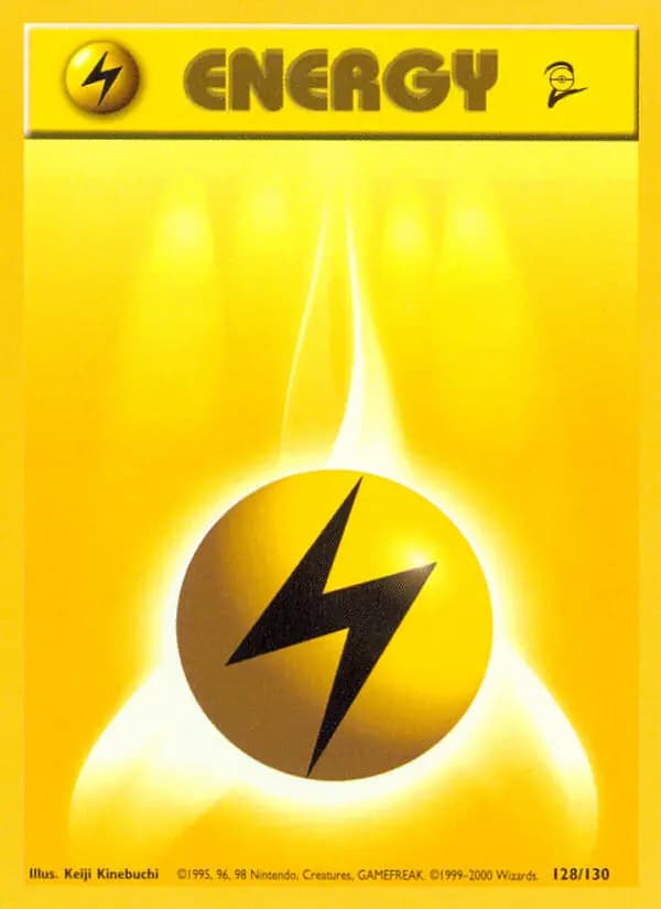 Lightning Energy #128 — Base Set 2