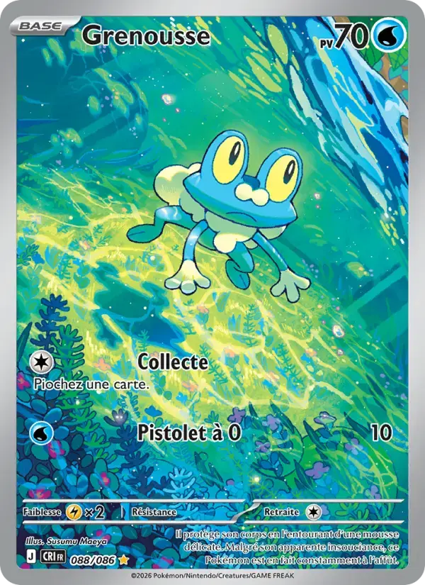 Carte Pokémon Grenousse #088 — Chaos Ascendant