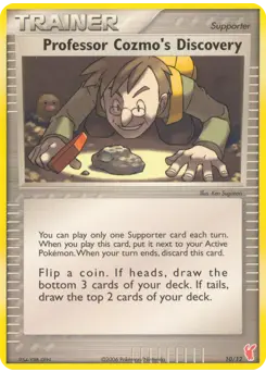Carte Pokémon Professor Cozmo's Discovery #10 — Kit du Dresseur EX 2 (Posipi)