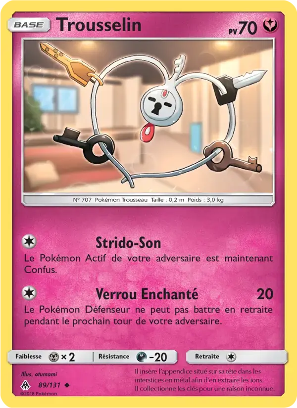 Carte Pokémon Trousselin #89 — Lumière Interdite