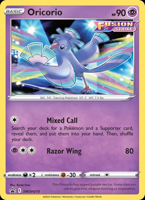 Oricorio #SWSH210 — Sword & Shield Promos