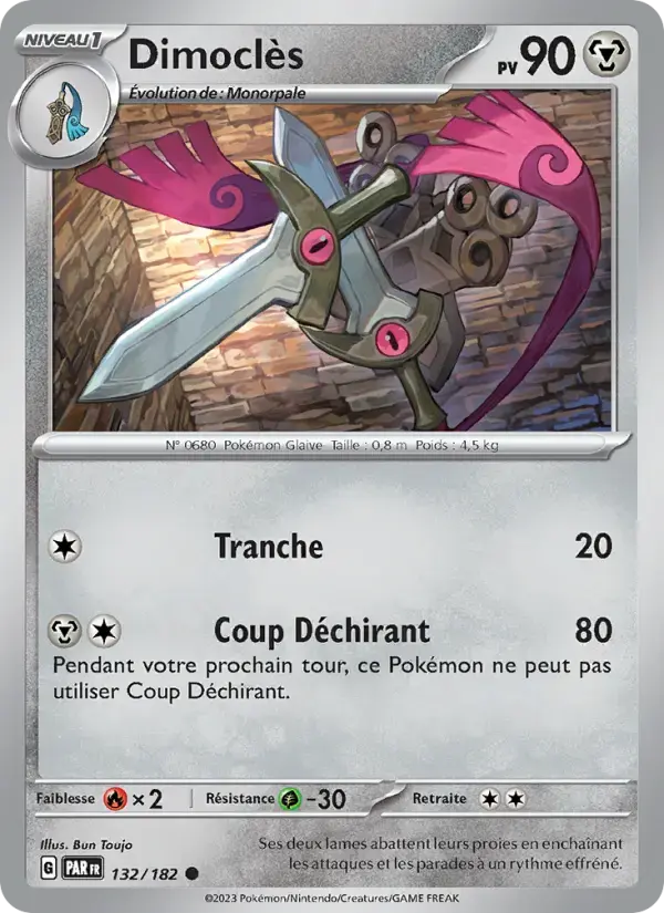 Carte Pokémon Dimoclès #132 — Faille Paradoxe