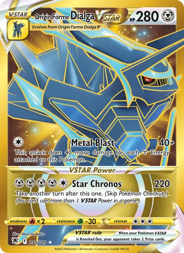 Origin Forme Dialga VSTAR #210 — Astral Radiance