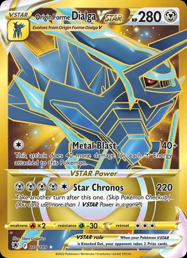 Origin Forme Dialga VSTAR #210 — Astral Radiance