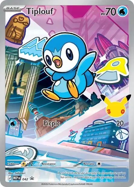 Carte Pokémon Tiplouf #042 — Promos Méga-Évolution