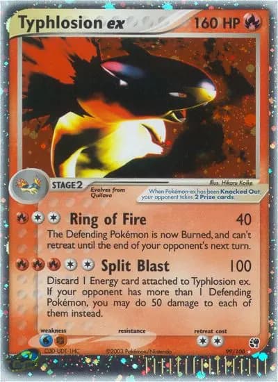 Typhlosion ex #99 — Sandstorm