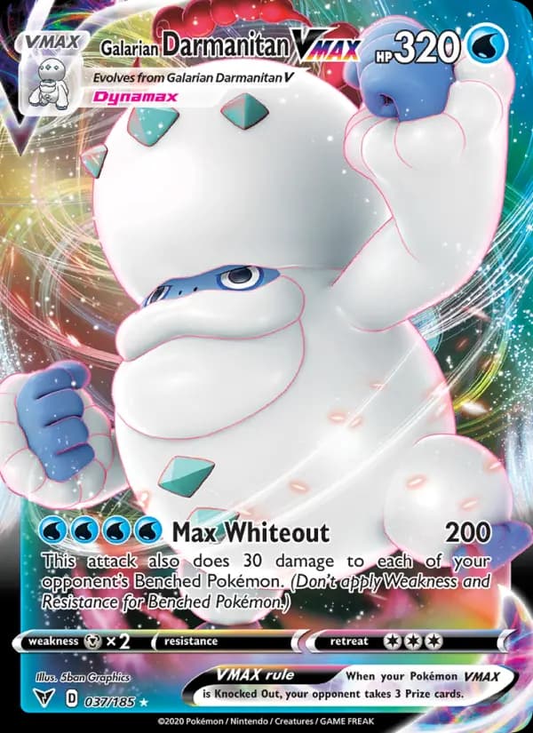 Galarian Darmanitan VMAX #37 — Vivid Voltage