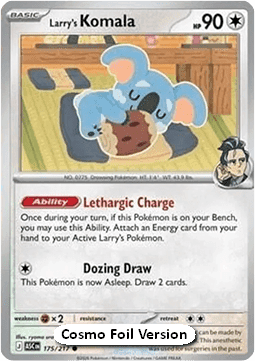 Larry's Komala #175 Cosmos Holo — Ascended Heroes