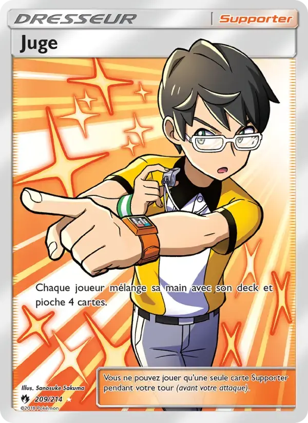 Carte Pokémon Juge #209 — Tonnerre Perdu