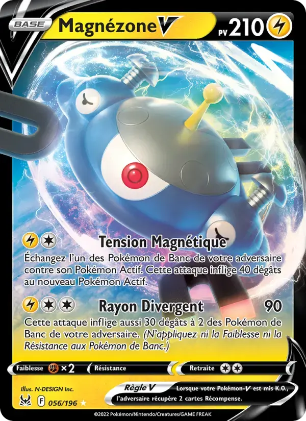 Carte Pokémon Magnézone V #056 — Origine Perdue