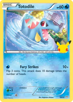 Totodile #18 — 2021 McDonald's Collection