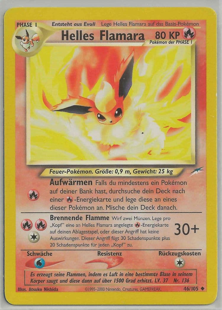 Carte Pokémon Pyroli lumineux #46 — Neo Destiny