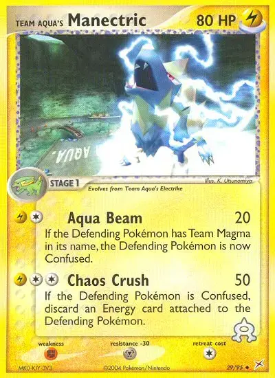 Team Aqua's Manectric #29 — Team Magma vs Team Aqua