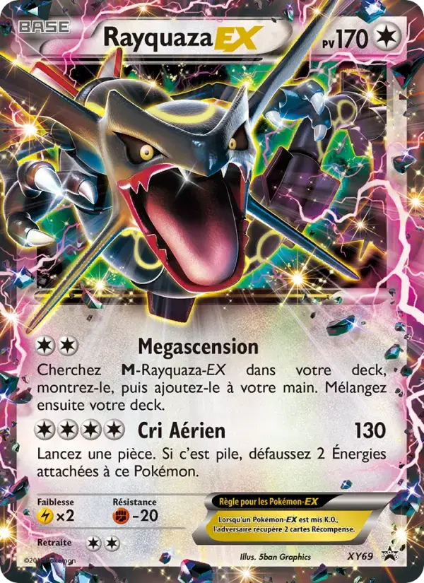 Carte Pokémon Rayquaza EX #XY69 — Promos X&Y