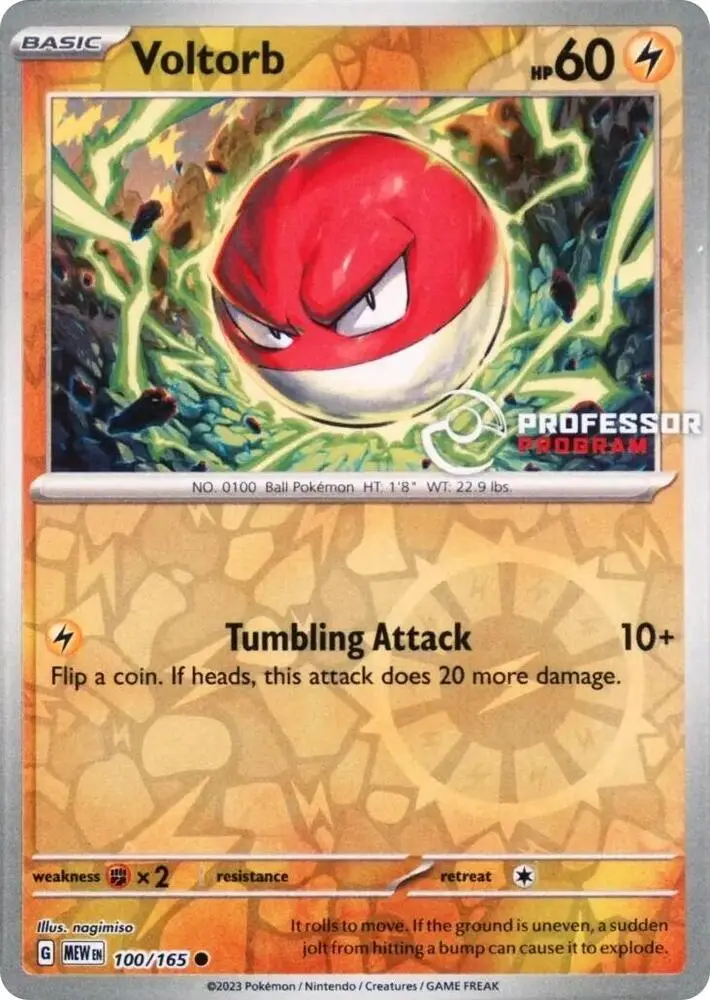 Voltorb #100 — Professor Program Promos