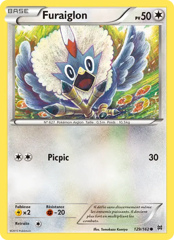 Carte Pokémon Furaiglon #129 — Impulsion Turbo