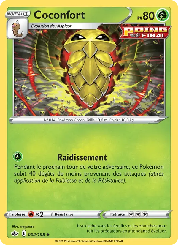 Carte Pokémon Coconfort #2 — Règne de Glace