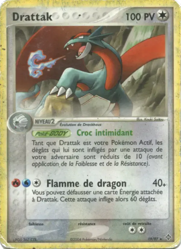 Carte Pokémon Drattak #19 — Dragon