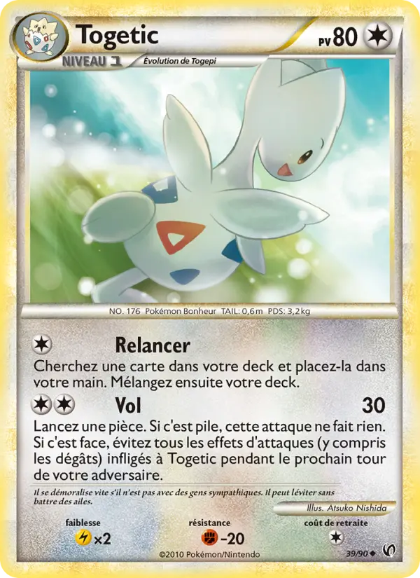 Carte Pokémon Togetic #39 — Indomptable
