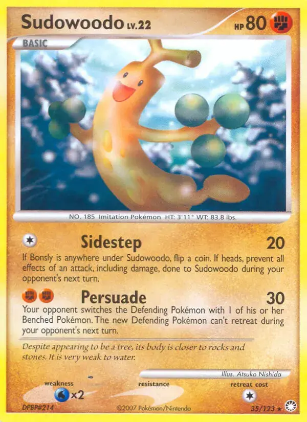 Sudowoodo #35 — Mysterious Treasures