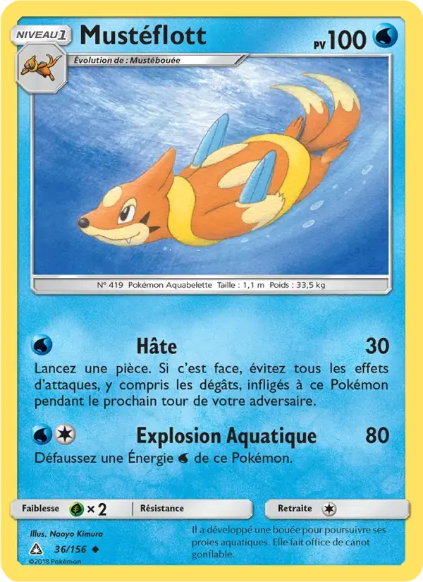 Carte Pokémon Mustéflott #36 — Ultra-Prisme