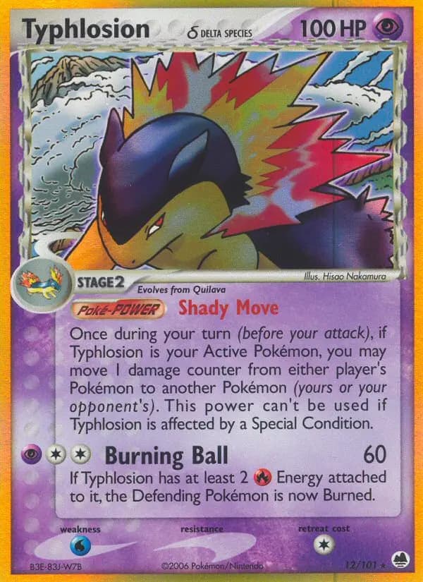 Typhlosion δ #012 — Dragon Frontiers