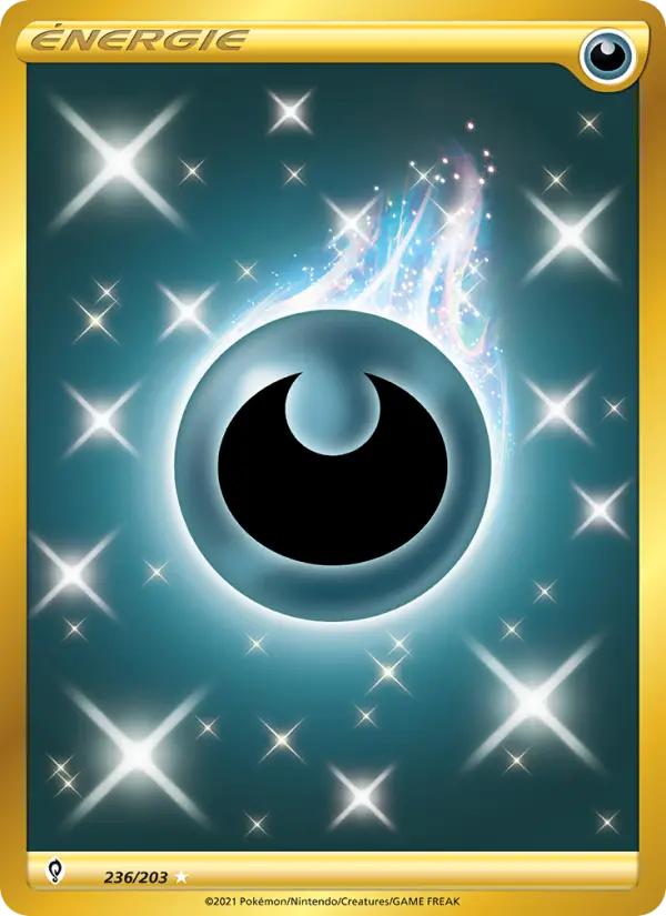 Carte Pokémon Énergie Obscurité #236 — Évolution Céleste